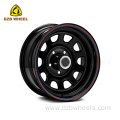 18x9 black steel wheels Without Beadlock